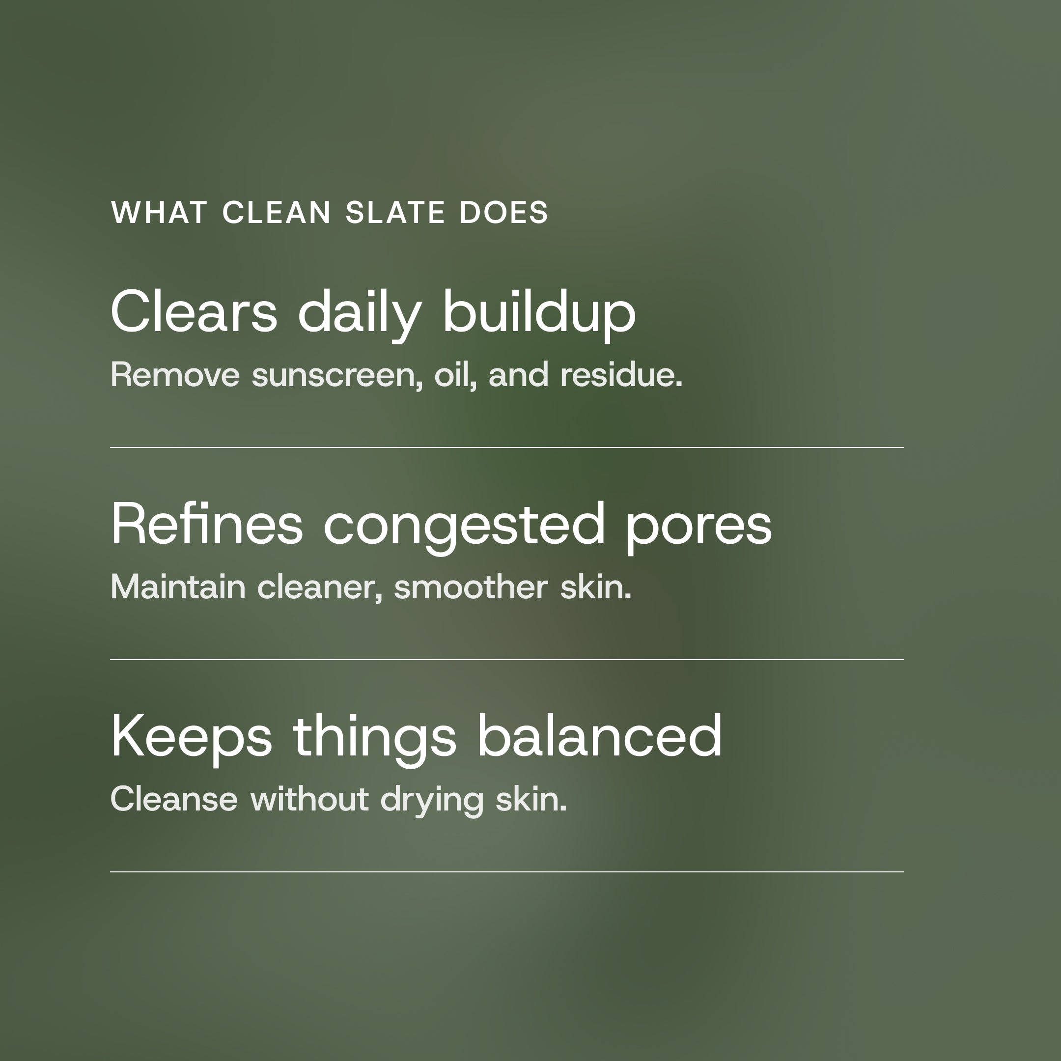 Clean Slate – Daily Foaming Cleanser + Pollution Detox