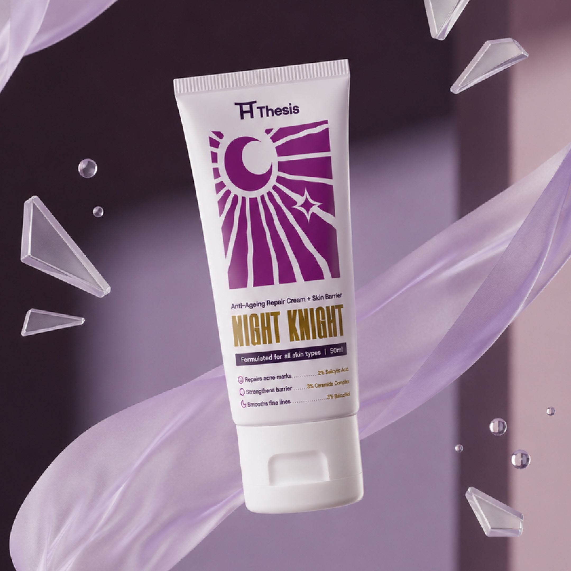 Night Knight- Anti-Ageing Repair Cream + Skin Barrier